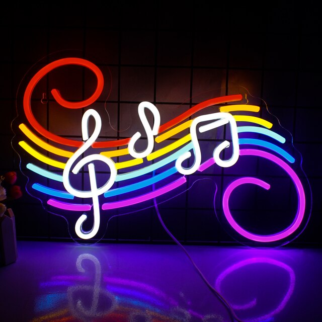 Music Note LED Neon Light