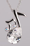 Musical Note Pendant Necklace - Artistic Pod