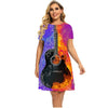 Guitar Music Casual Mini Dress