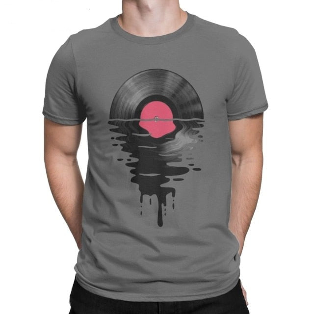 Vinyl Record Sunset T-shirt