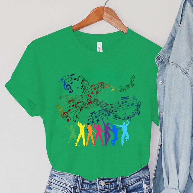 Zumba Music Note  T-shirt