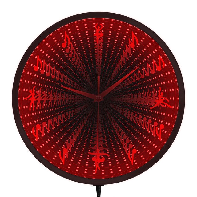 Ballet Music Note LED Wall Clock