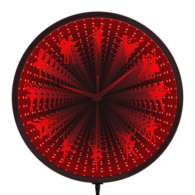 Ballet Music Note LED Wall Clock