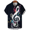 3D Music Theme Casual Shirt