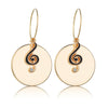 Free - Music Note Round Earrings