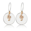 Free - Music Note Round Earrings