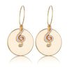 Free - Music Note Round Earrings