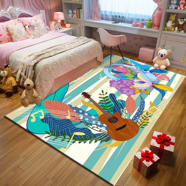 Music Guitar Carpet