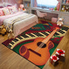 Music Guitar 3D Print Carpet