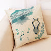 Musical Instrument Beige Pillowcase