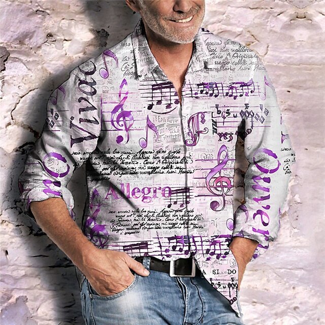 Music Note Sheet Text Shirt