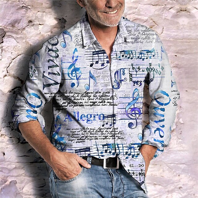 Music Note Sheet Text Shirt