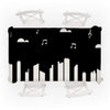 Piano Music Pattern Tablecloth