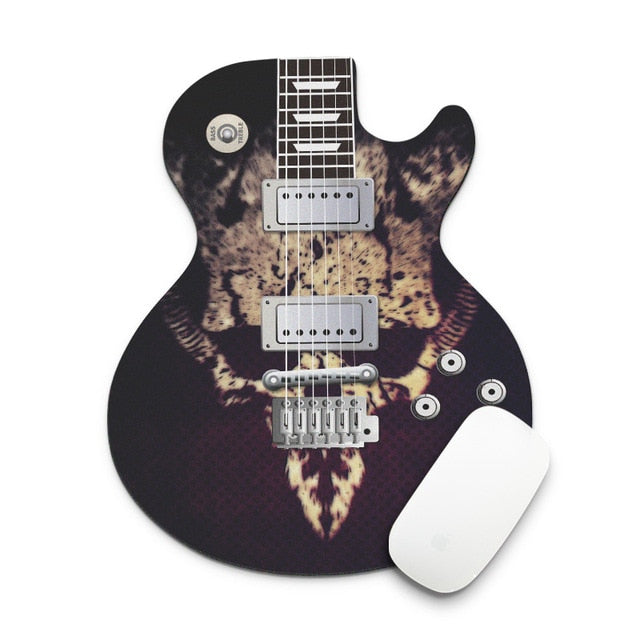 Guitar Shaped Mouse Pad
