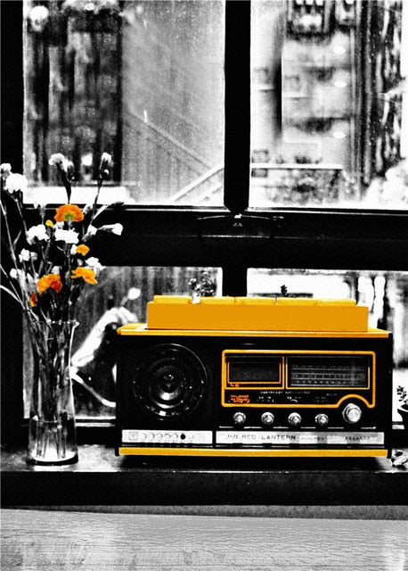 Yellow Music Creative Wall Art