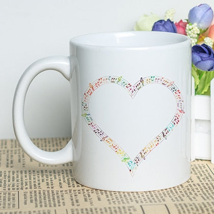Music Notes Composed Design Mug