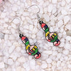 Music Note Colorful Earrings