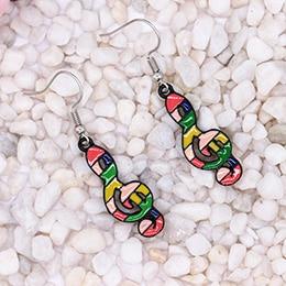 Free - Music Note Colorful Earrings