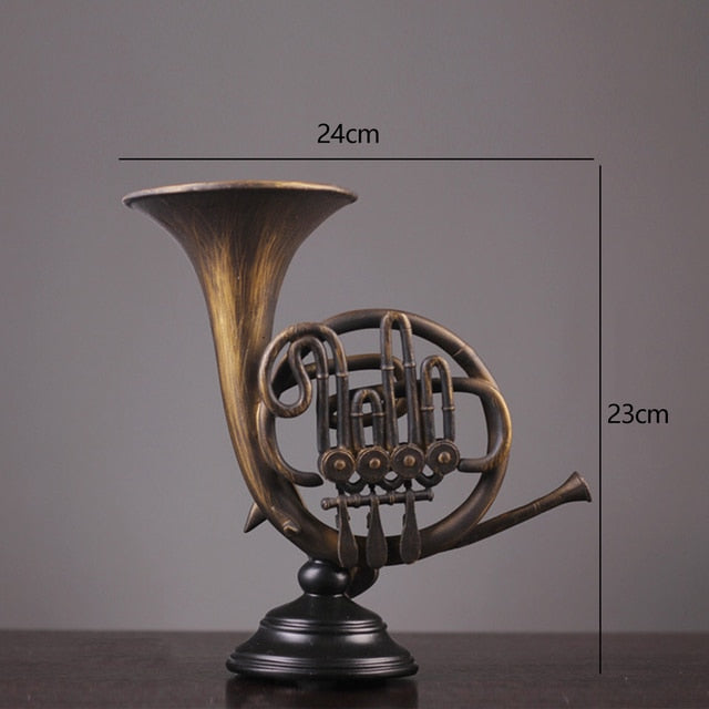 Retro Music Statue Figurine