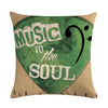 Free - Music is Life Pillowcase