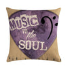 Free - Music is Life Pillowcase