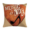 Free - Music is Life Pillowcase