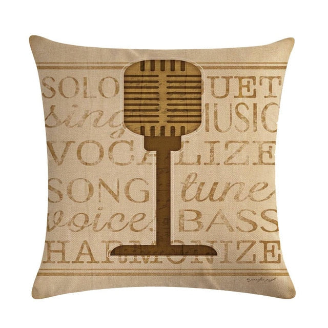 Music Instruments Pillowcase
