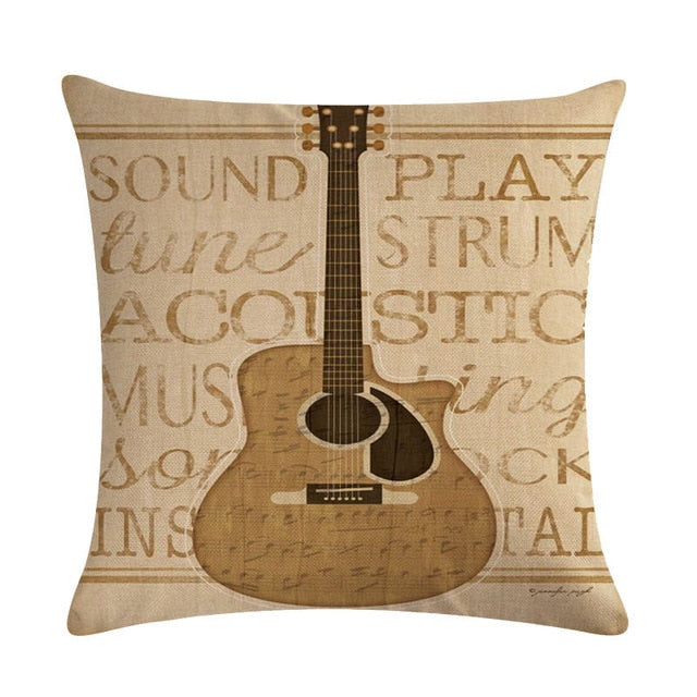 Music Instruments Pillowcase