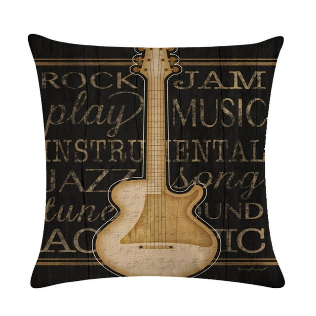 Music Instruments Pillowcase