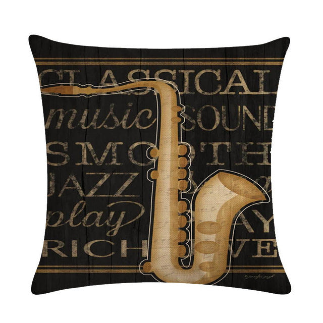Music Instruments Pillowcase