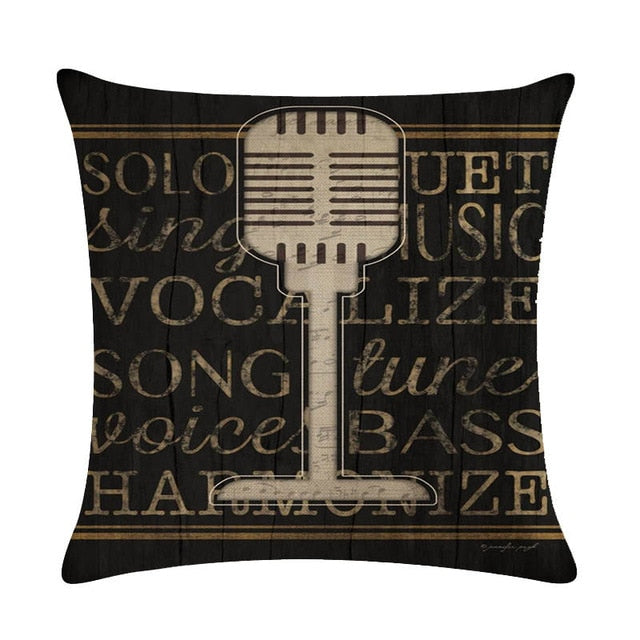 Music Instruments Pillowcase