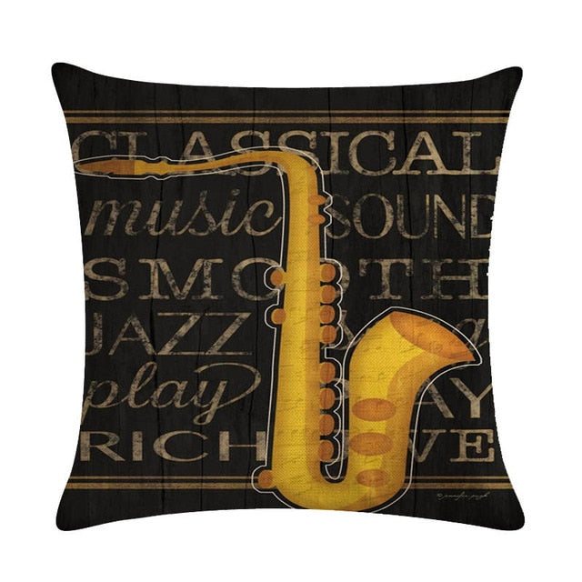 Music Instruments Pillowcase