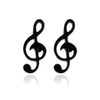 Stainless Music Notes Earrings