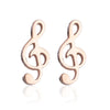 Free - Stainless Music Notes Earrings