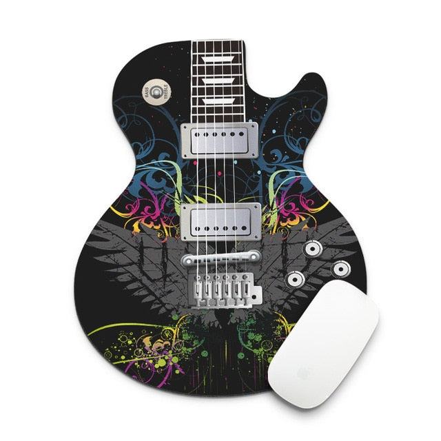 Guitar Shaped Mouse Pad