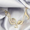 Huge Music Notes Dangle Earrings