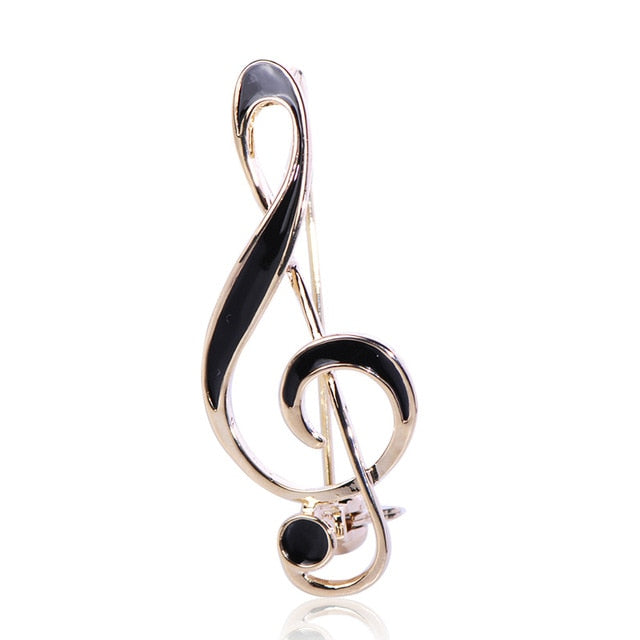 Free - Treble Clef Brooch Pin