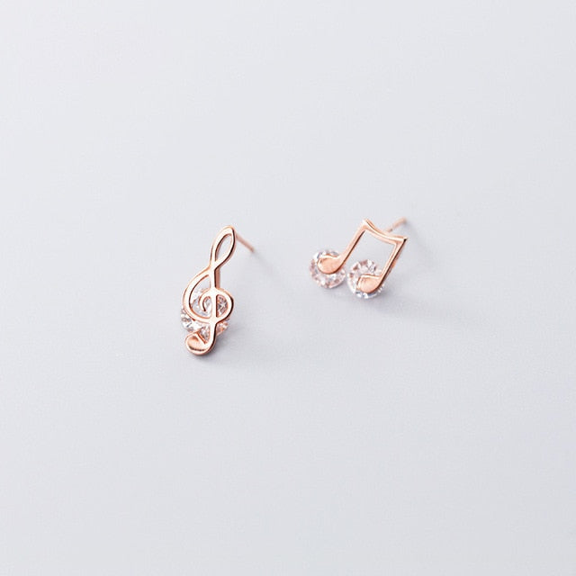 Music Notes Women Stud Earrings