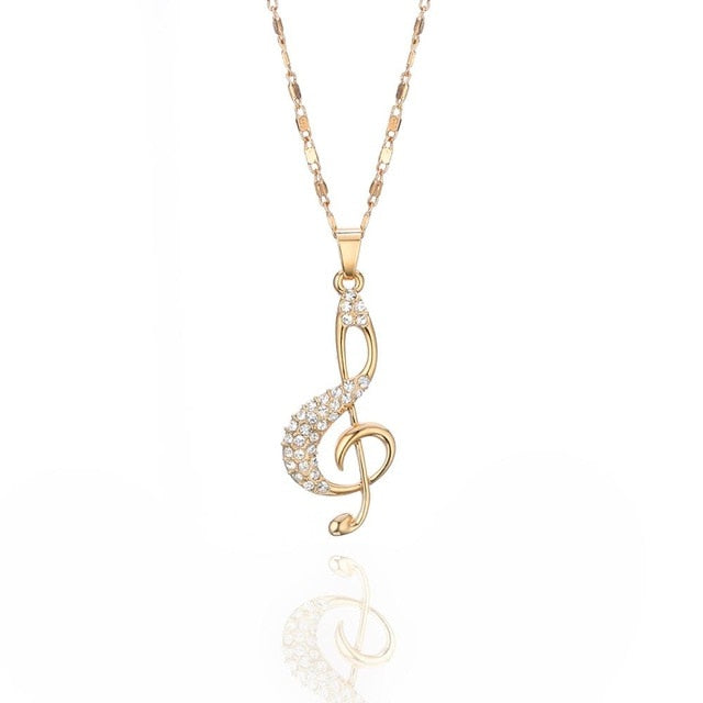 Free - Enchanting Music Notes Necklace