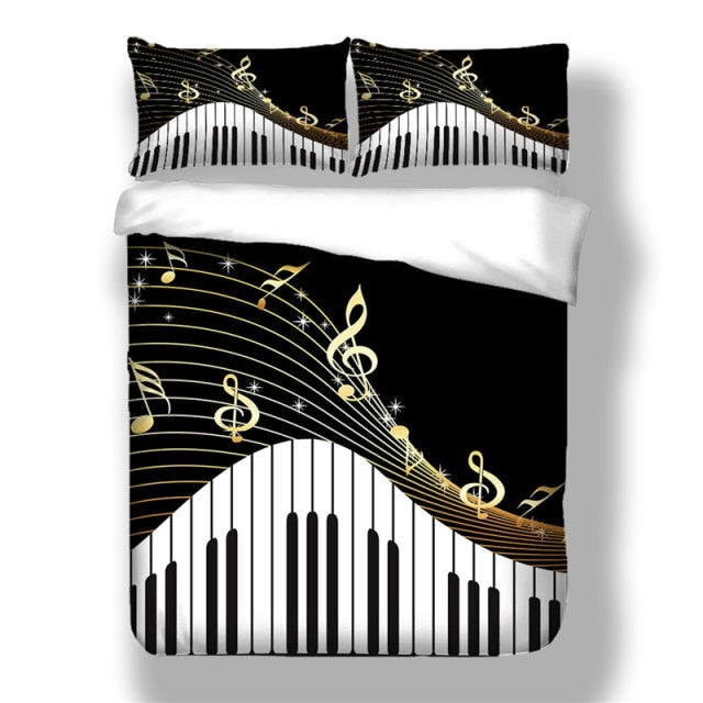 Guitar/Piano Design Bedding Set