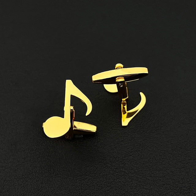 Minimalist Music Note Cufflinks