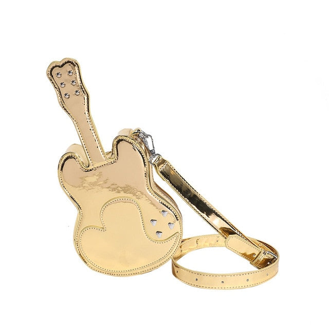 Trendy Guitar Shape Shoulder Bag