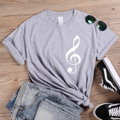 Treble Clef Casual T-shirt