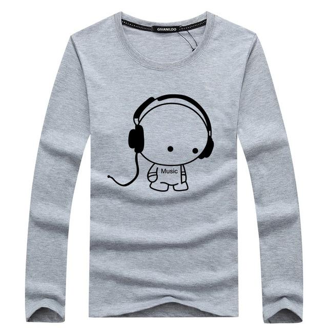 Music Rock Headset Long Sleeve T-Shirt