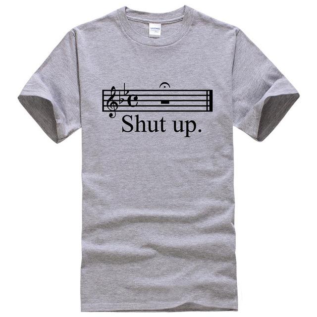 Music Note Shut Up T-shirt