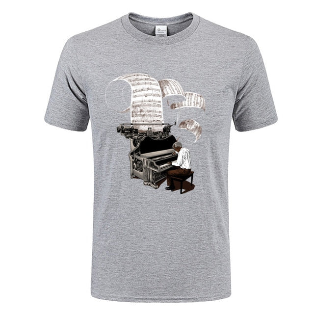 Composer Music Note Piano Tee