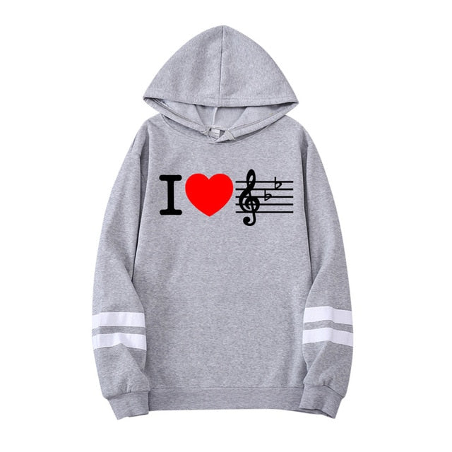 I Love Music Hoodie