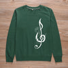 Rose Treble Clef Sweatshirt