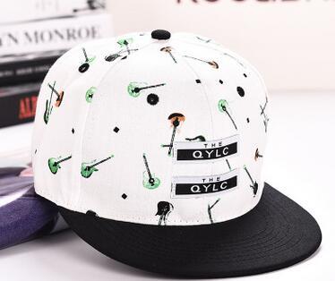 Guitar Print Baseball Cap