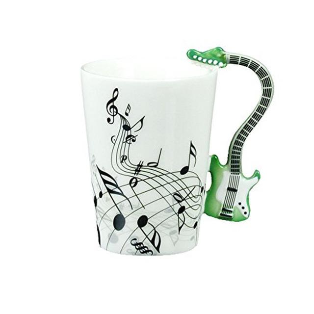 Electric Guitar Music Ceramic Mug - Artistic Pod Review